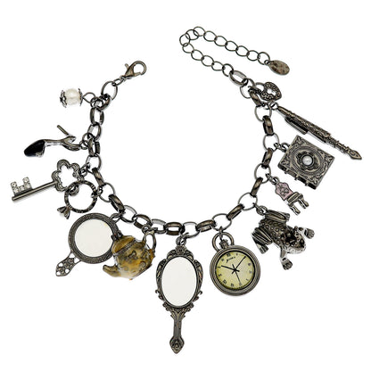Clearance_Cat Pendant Charm Chain Link Bracelets For Women Cowgirl Cuff Bangles Fashion Jewelry Egyptian Bastet Pulseira Accesso