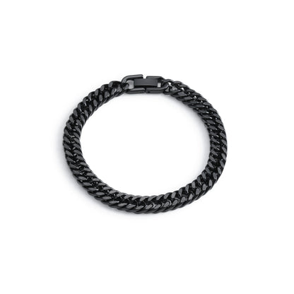 New Trendy Cuban Chain Men Bracelet Classic Stainless Steel 3/5/7/9mm Width Chain Bracelet For Men Women Jewelry Gift