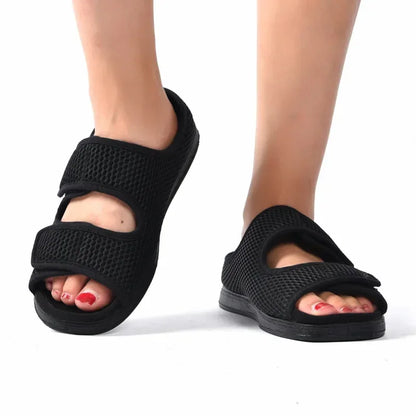 2025 new casual orthopedic wide foot edema shoes, thumb valgus adjustment, soft and comfortable diabetic shoes, walking shoes