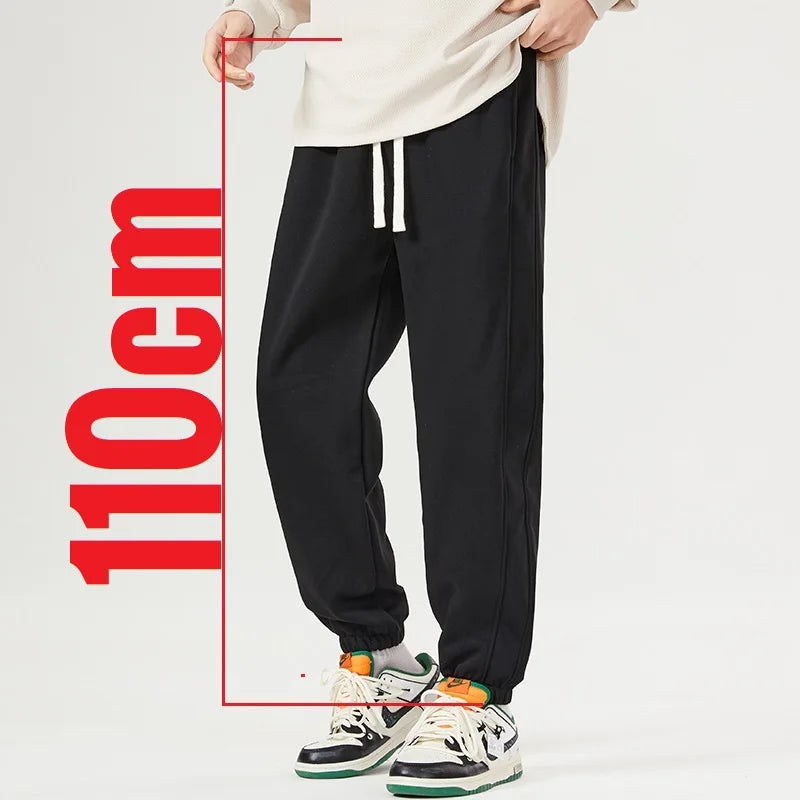 Lengthened 110 115 Cm Men's Tall Pants Elastic Sport Jogger Trouser Male Extra Long Length 190cm 200cm Teeneeger Thin Sweatpants