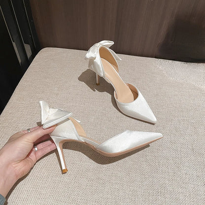 Women's Bow-Detail Pointed-Toe Occasion Heels