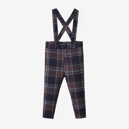 (Ship out in 1 day) AS AW26 ISRAEL Pinstripe Windsor Collection with knitting children clothes shirt
