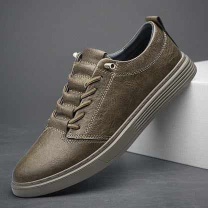 Brand Designer Men's Genuine Leather Casual Shoes Big Size: 36-47 Black Outdoor Oxford Shoes High-quality Business Sports Shoes