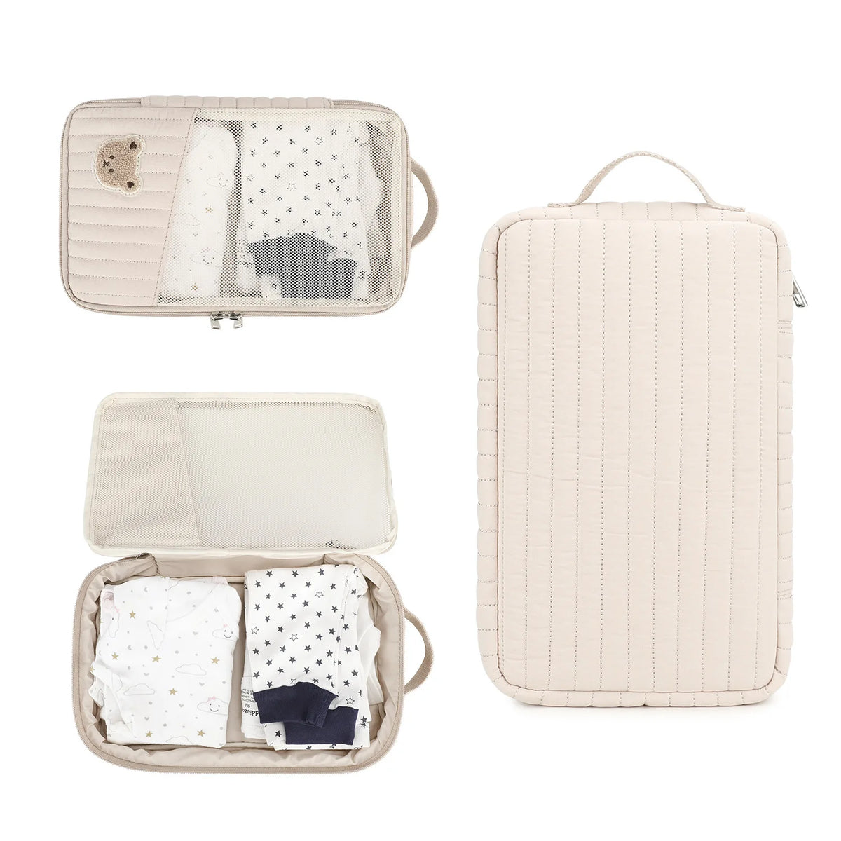 Travel Diaper Bag Bag, Waterproof Portable Diaper Bag for Baby Clothes, Mother Toiletries Bag, Suitable for Travel Mommy Bag