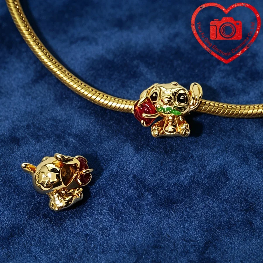 New Original Charms DIY Women Jewelry Gifts Fox Rabbit Chicken Pig Pet Dog Elephant Beads Fit 925 Silver Bracelets Accessories