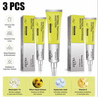 Retinal Eye Cream 20ml with Retinol Ceramide Panthenol Hydrating Firming Eye Care Cream for Fine Line Skin Care