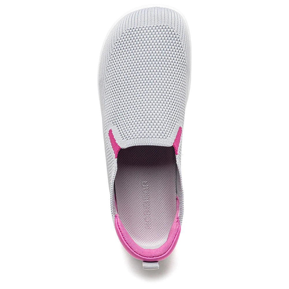 HOBIBEAR Women Wide Toe Box Shoes Barefoot  Slip on Walking Sneakers Mesh Breathable Classic Minimalist Shoes for Female