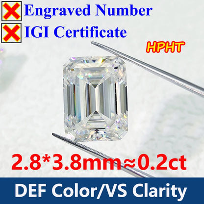 GH Color Oval HPHT Lab Grown Diamond No IGI Certificate 3EX DEF Color VS Clarity Pear CVD Lab Grown Diamond Gems