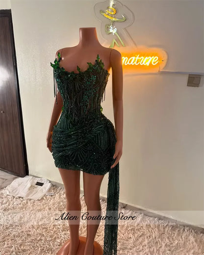 Women's Embellished Sleeveless Mini Dress