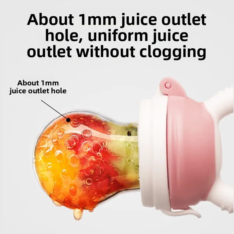 4pcs/set Silicone Fruit & Vegetable Feeder for Infants and Toddlers 6-36 months Food Grade Teething & Feeding Pacifier