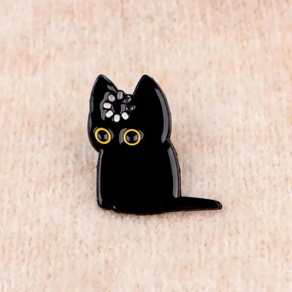 1Pcs  Loading "Black Cat Brooch Multi functional Cat Brooch Creative Backpack Badge