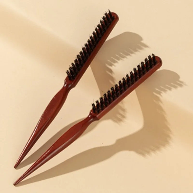 1 PCS Three Row Pointed Head Tail Comb Scalp Massage Hairstyle Design Multifunctional Tool Suitable for Different Hair Types