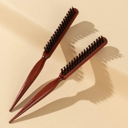 1 PCS Three Row Pointed Head Tail Comb Scalp Massage Hairstyle Design Multifunctional Tool Suitable for Different Hair Types