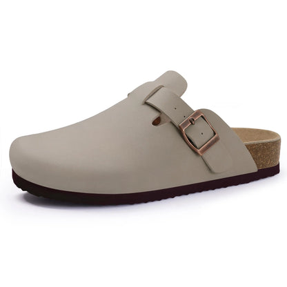 Buckle-Detail Clogs & Slides in Style Options