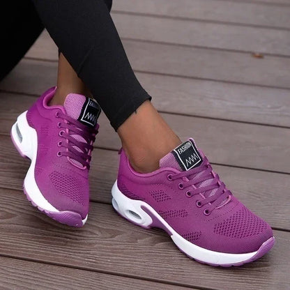 Women Platform Casual Sneakers Shoes Mesh Breathable Running Shoes Chunky Summer Sports Tenis Shoes 2024 Luxury Vulcanize Shoes