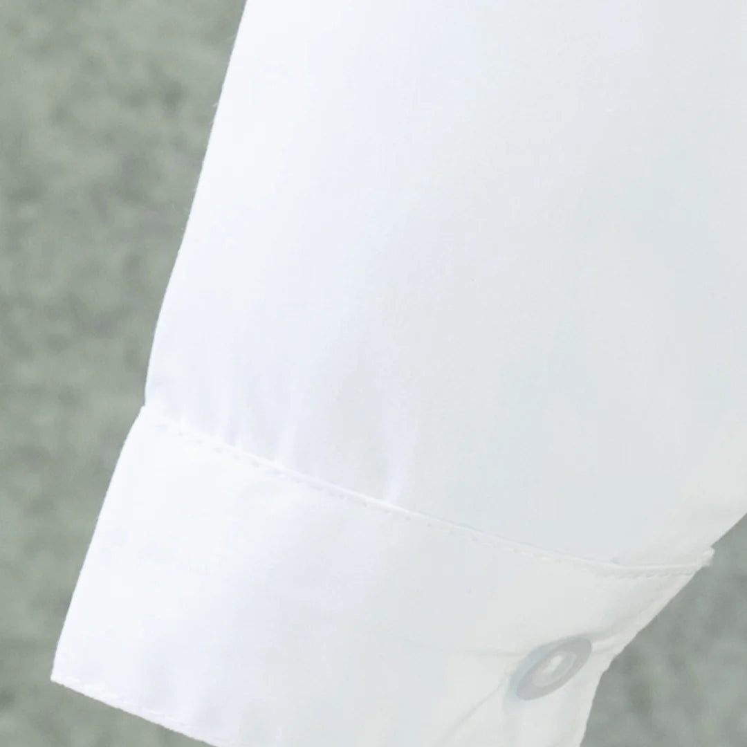 Children's Shirt Spring And Fall Pure White Long-Sleeved Simple Student Blouse Casual Student Formal Clothing
