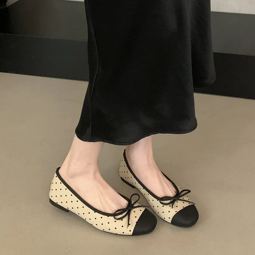 Bailamos Brand New Women Flats Fashion Shallow Ladies Casual Soft Mary Jane Shoes Outdoor Dress Flat Ballet Shoes Mujer