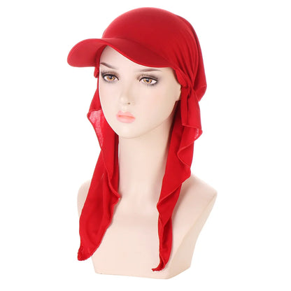 Soft Modal Inner Hijab Caps Muslim Stretch Turban Cap Islamic Underscarf Bonnet Hat Female Headband Turbante baseball cap