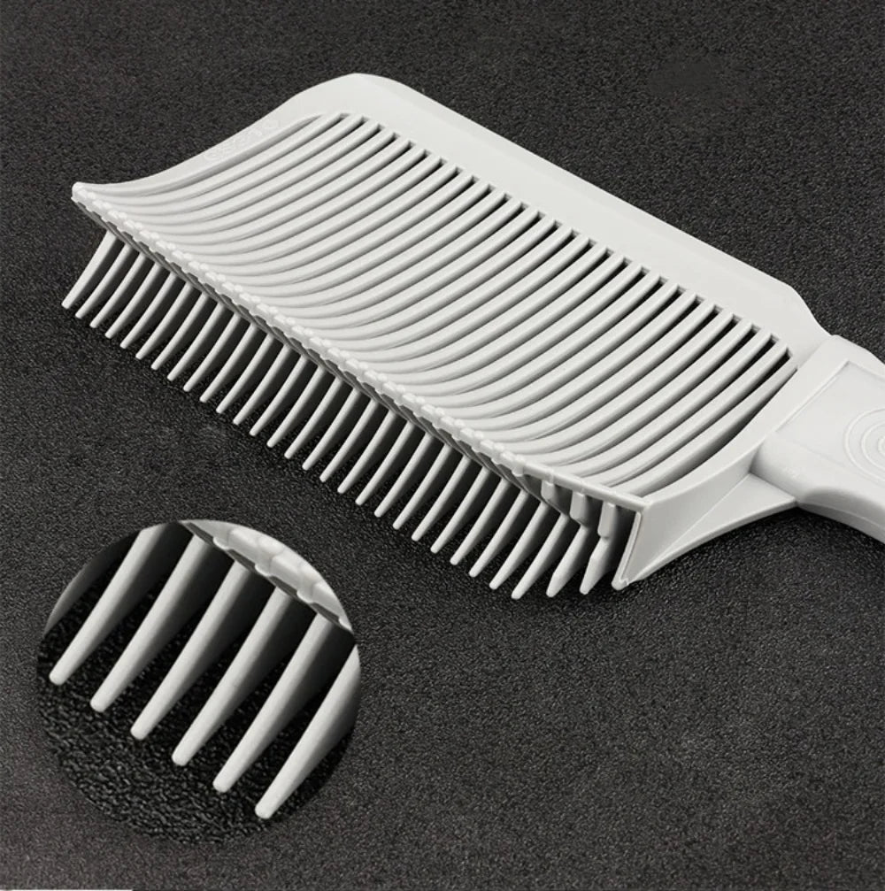 Fading Comb Professional Barber Clipper Blending Flat Top Hair Cutting Comb For Men Heat Resistant Fade Brush Salon Styling Tool