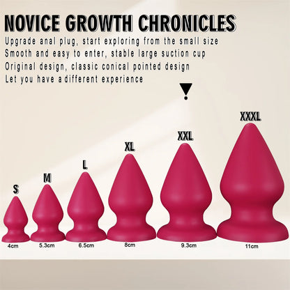 Soft Silicone Dilatador Anal Plug In Toys Adault 18 Buttplug 6 Size Choose Big Anal Toys Butt Plug Sexy Adult Man Female Sextoy