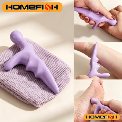 T-Shape Acupoint Massager Thumb Press Trigger Point Relieve Fatigue Manual Full Body Deep Reflexology Tool
