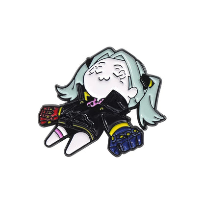 Cyberpunk Game Enamel Pins Gift Custom Cyber Punk Collect Lapel Badge Backpack Hat Collar Brooches Children Party Cute Gifts