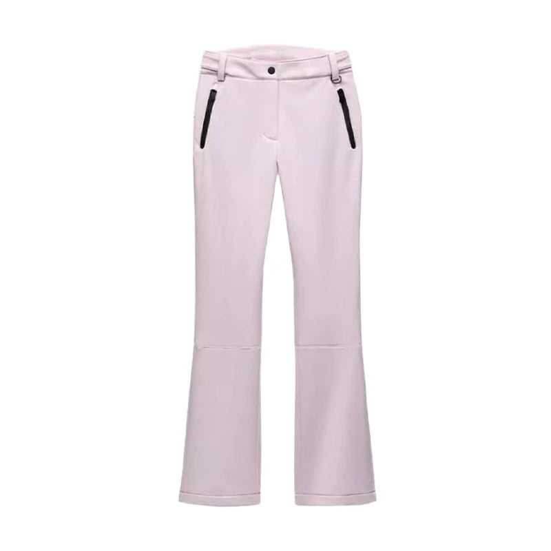 Fashion Patchwork Women's Ski Suit Warm Hooded Zipper Belt Full Sleeve Slim Jumpsuit Lady New Winter Casual Ski Clothing 2026
