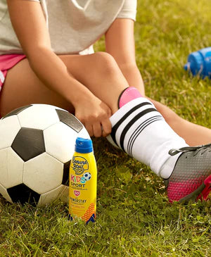 بخاخ واقي الشمس للأطفال Banana Boat Kids Sport SPF 50+ بتقنية PowerStay مقاوم للماء 80 دقيقة