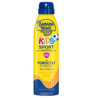 بخاخ واقي الشمس للأطفال Banana Boat Kids Sport SPF 50+ بتقنية PowerStay مقاوم للماء 80 دقيقة