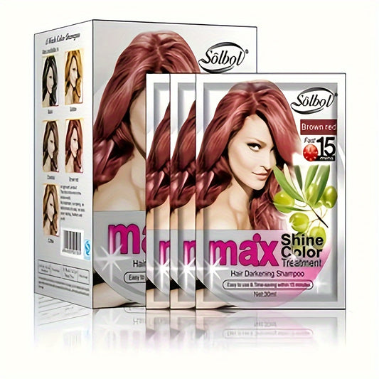 Hair dye cream set, ten tubes in a single shade — view 6
