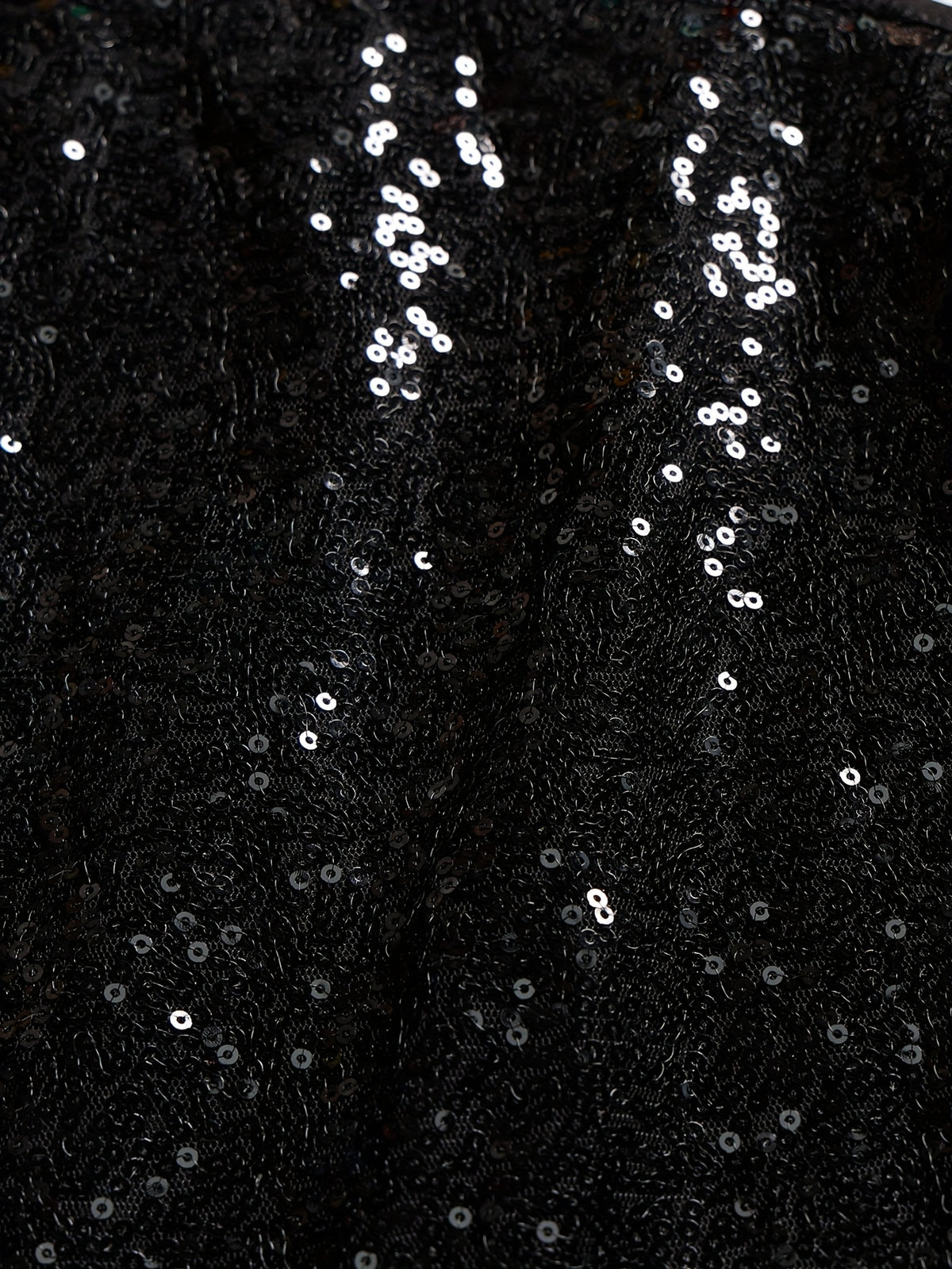 ELVARA sequin chiffon evening dress alternate view