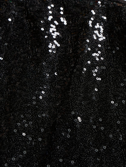 ELVARA sequin chiffon evening dress alternate view