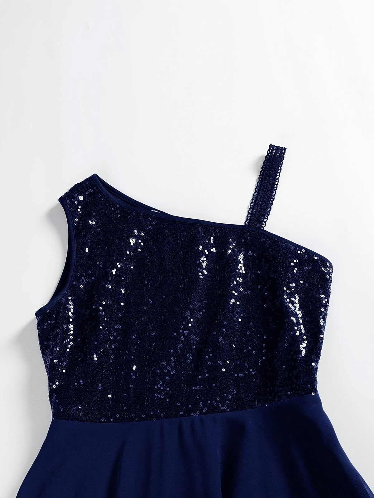 ELVARA sequin chiffon evening dress styling view