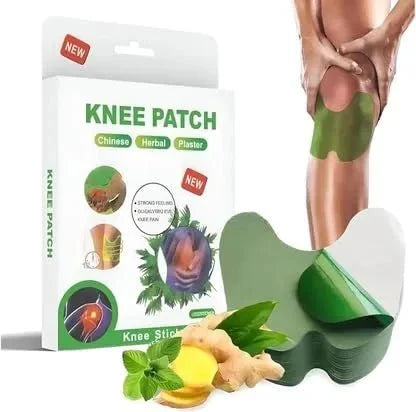 لاصقات FlexiKnee لتخفيف آلام الركبة والمفاصل – رقعة عشبية طبيعية بتأثير سريع طويل الأمد
