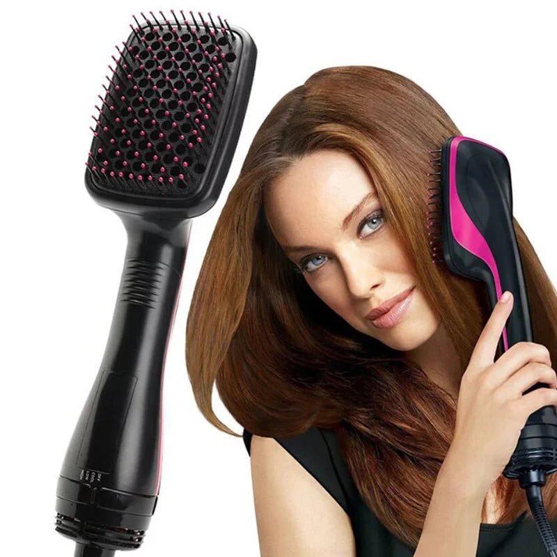 فرشاة تجفيف وتصفيف الشعر One Step Hair Dryer Styler لتنعيم الشعر وتقليل الهيشان