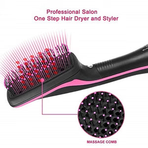فرشاة تجفيف وتصفيف الشعر One Step Hair Dryer Styler لتنعيم الشعر وتقليل الهيشان