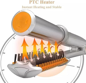 مكواة تصفيف الشعر الدوارة Hair Rotating Iron لفرد وتجعيد الشعر بسهولة