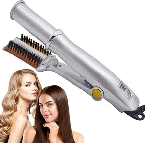 مكواة تصفيف الشعر الدوارة Hair Rotating Iron لفرد وتجعيد الشعر بسهولة