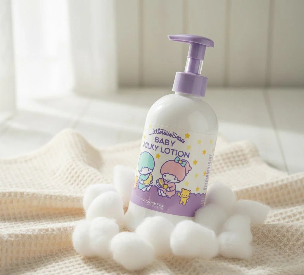 لوشن ليتل توين ستارز للأطفال من طوكيو لايف ستايل بتركيبة حليبية مرطبة