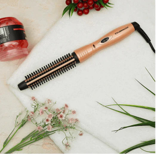 فرشاة فرد الشعر الحرارية Slim Heated Hair Brush لتنعيم الشعر وتقليل الهيشان